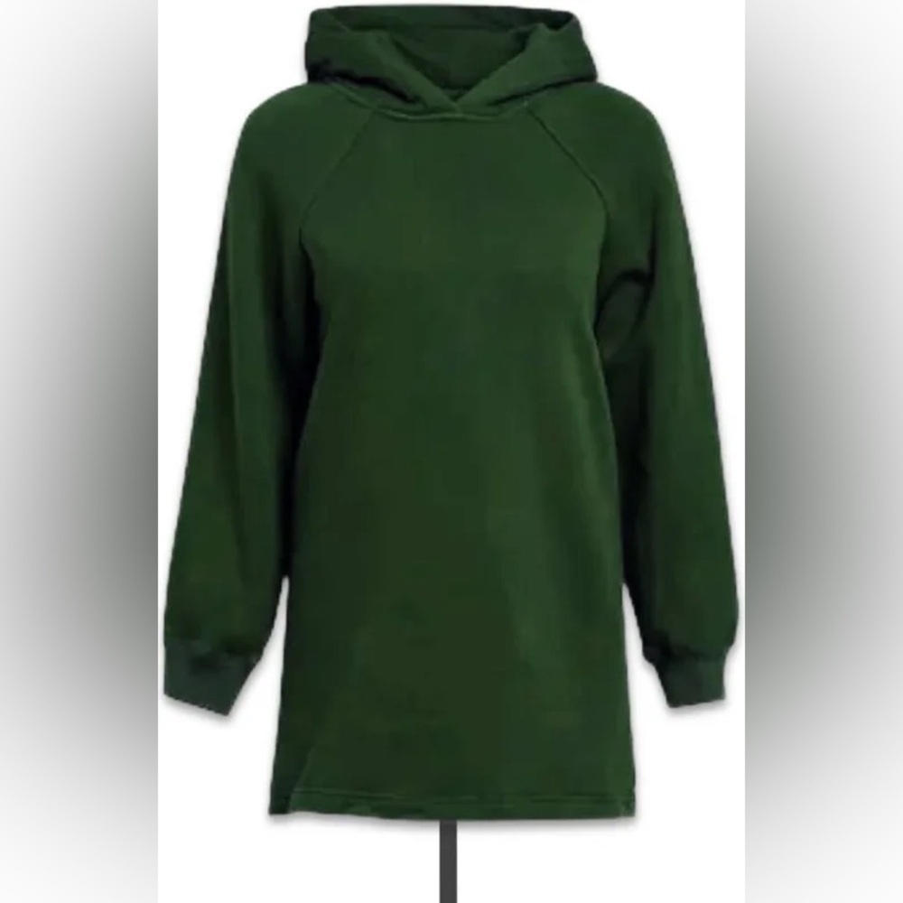 Cynthia Rowley Green Women's Hoodie Mini Dress